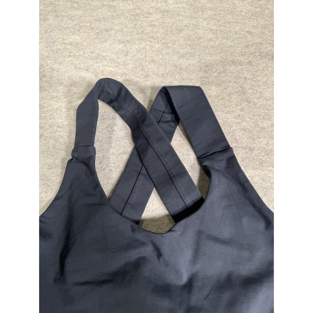 Lululemon Bootcamp Ready Sports Bra Womens 6 Black Sweat Wicking Training Yoga - Picture 3 of 9